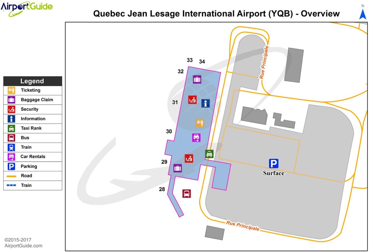 Kat jeyografik nan Quebec City ayewopò