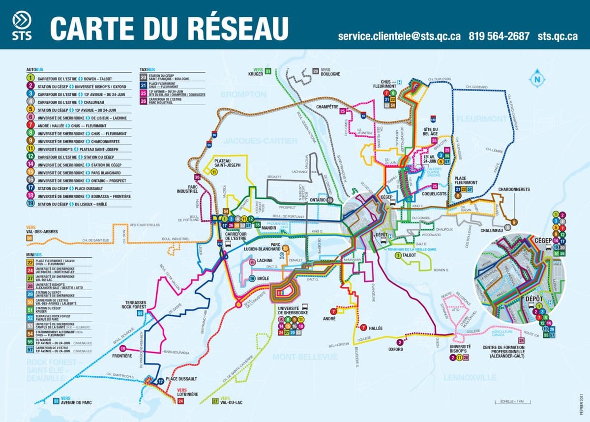 Quebec City bus wout kat jeyografik