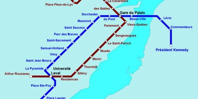Quebec City tren kat jeyografik